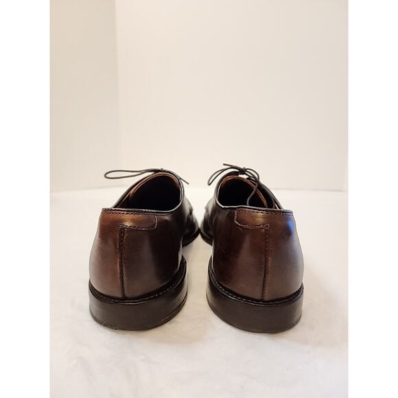 Allen Edmonds mens 10 D Wendell Oxford Dress Shoes Brown Leather Lace Up main image 7